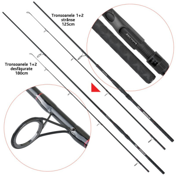 Baracuda Lansetă Crap Strong Carp 3.00m 3lbs 2seg
