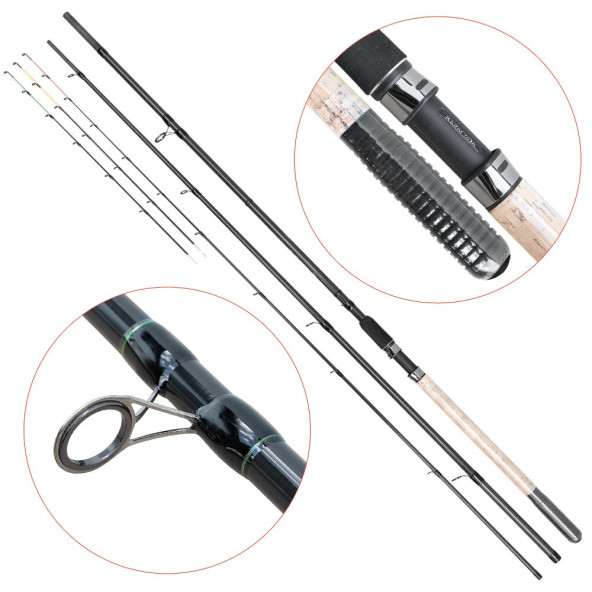 Baracuda Lansetă Feeder Dynasty Feeder Plus 3.60m 60-120g 3seg